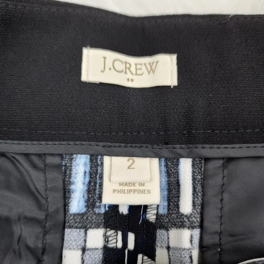 J. Crew Size 2 Geometric Print Shorts